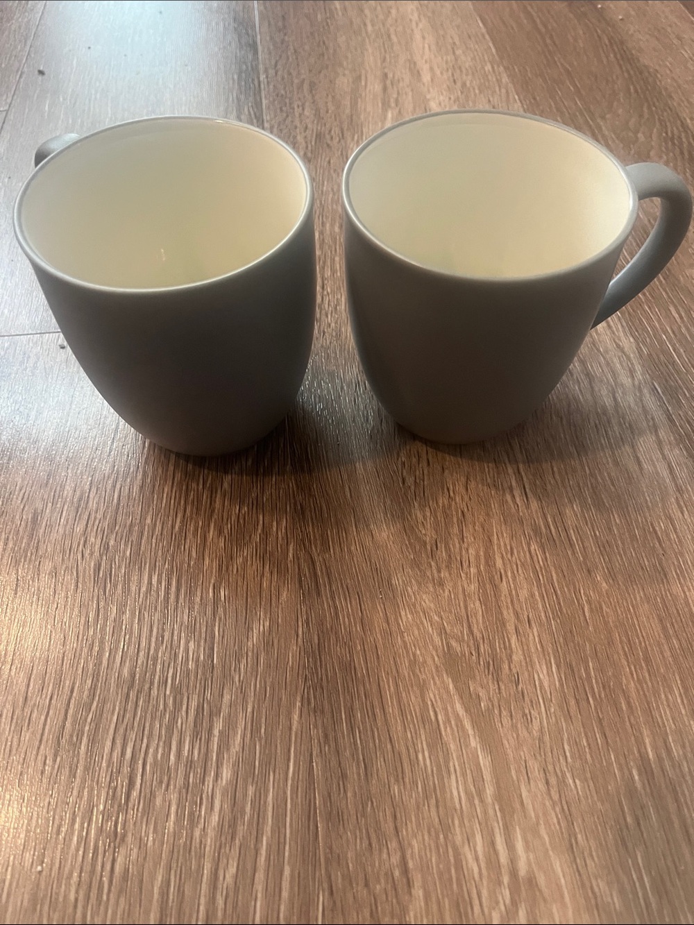 Noritake Colorwave slate Gray Ceramic Mug Pair